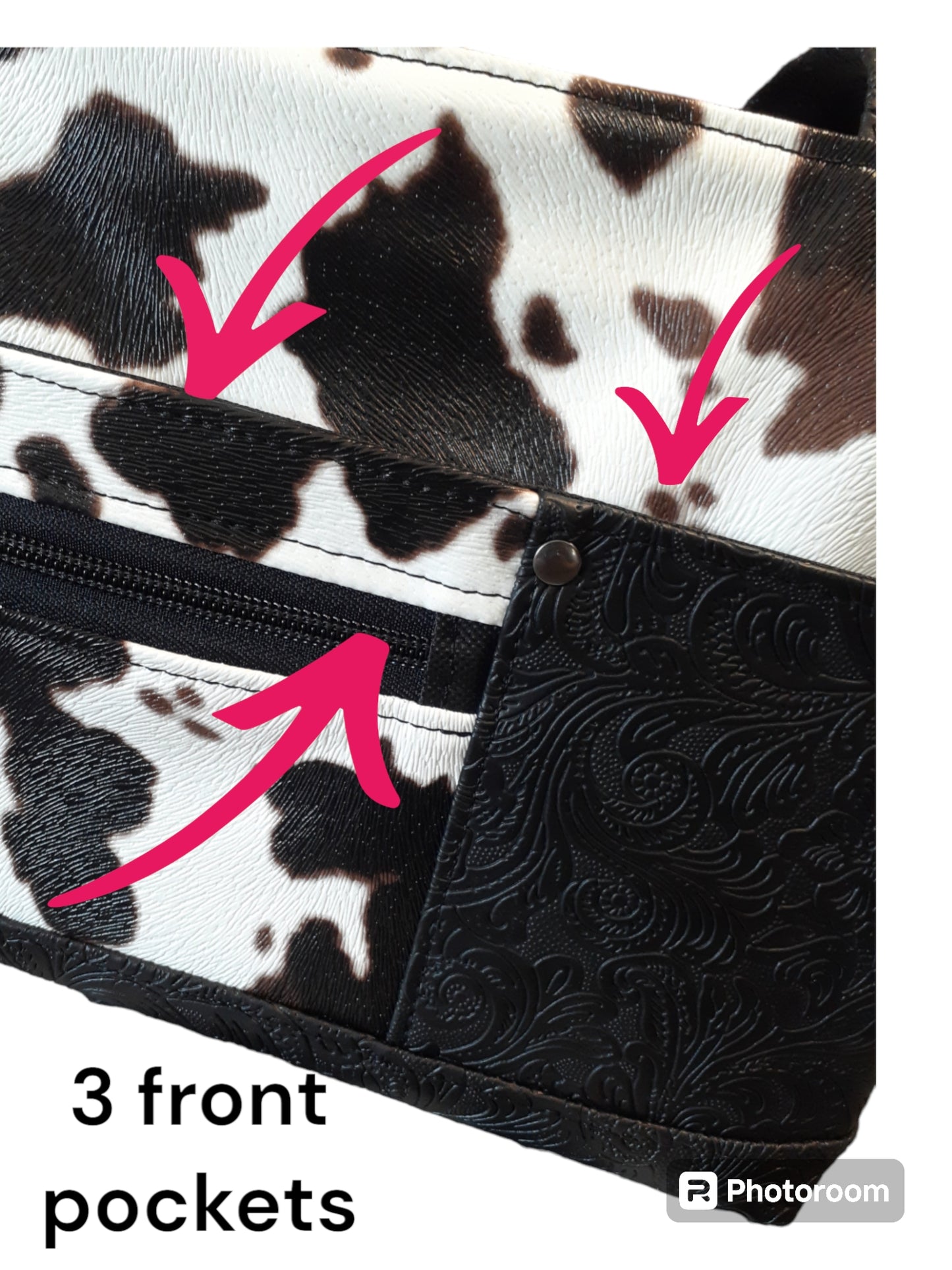Roadie shoulder bag-Cow