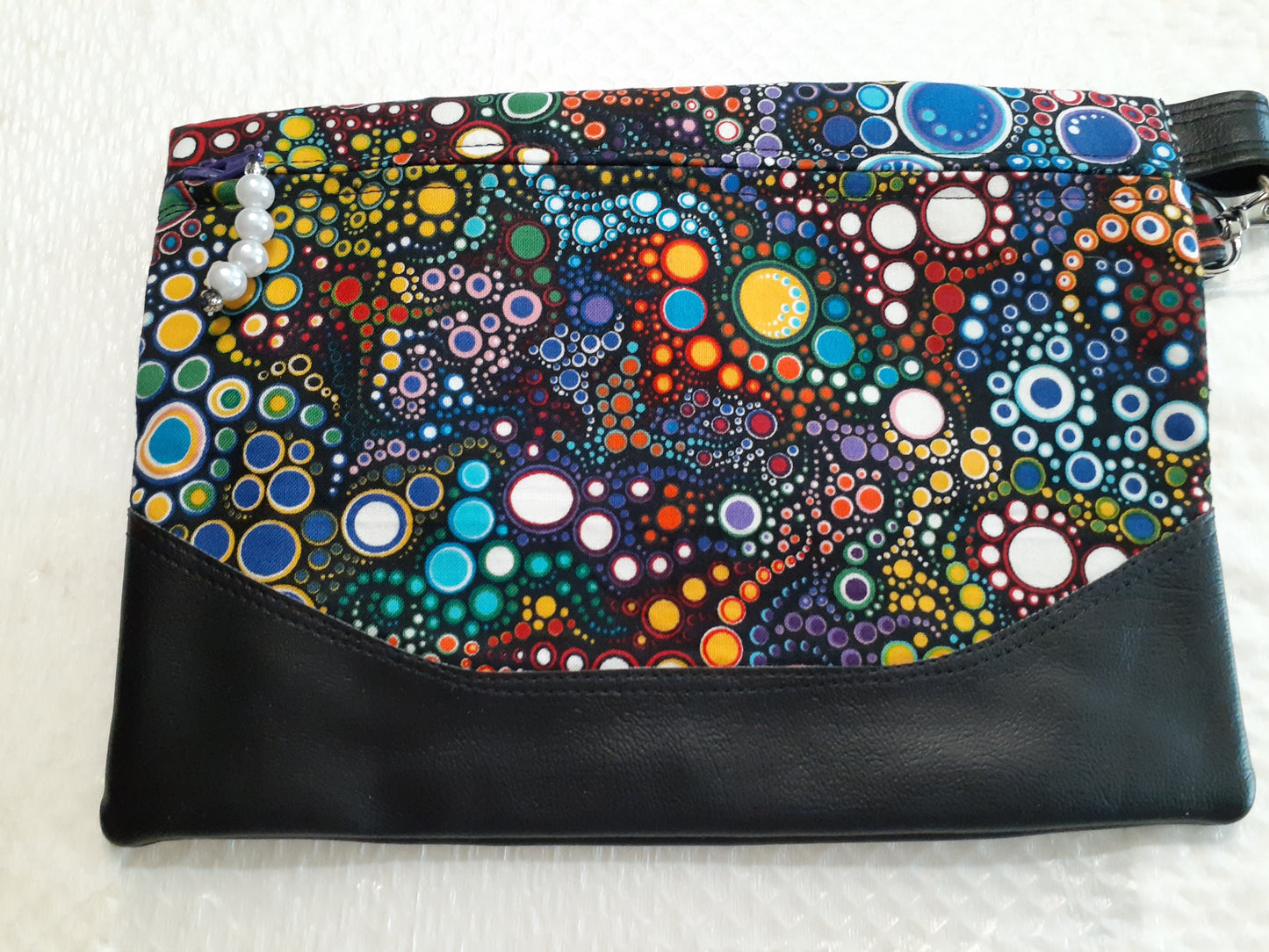 Heidi FoldOver Clutch - Dots