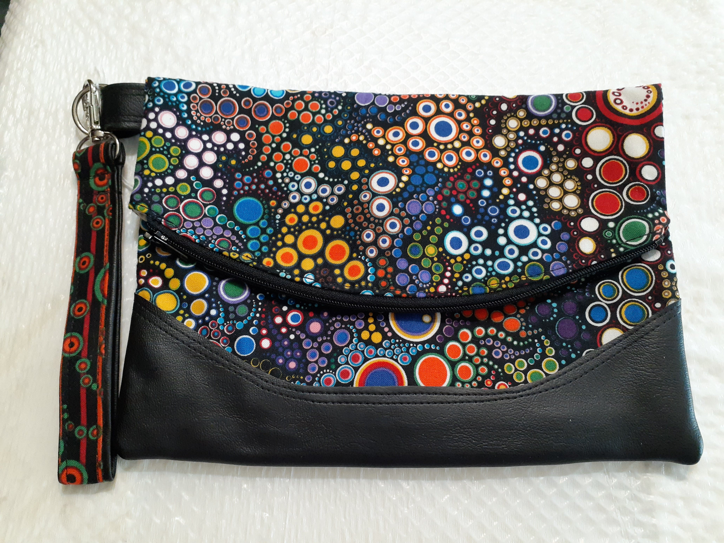 Heidi FoldOver Clutch - Dots