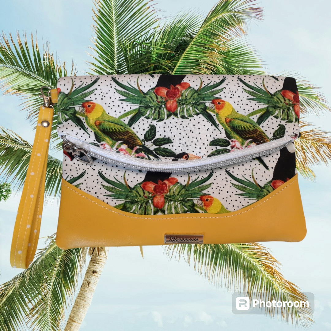 Heidi fold-over clutch