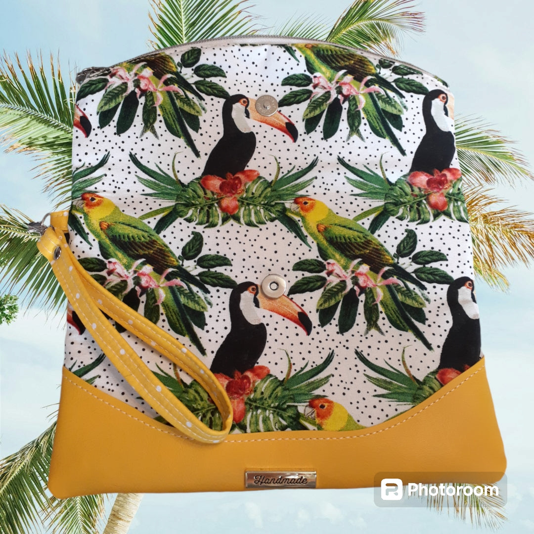 Heidi fold-over clutch