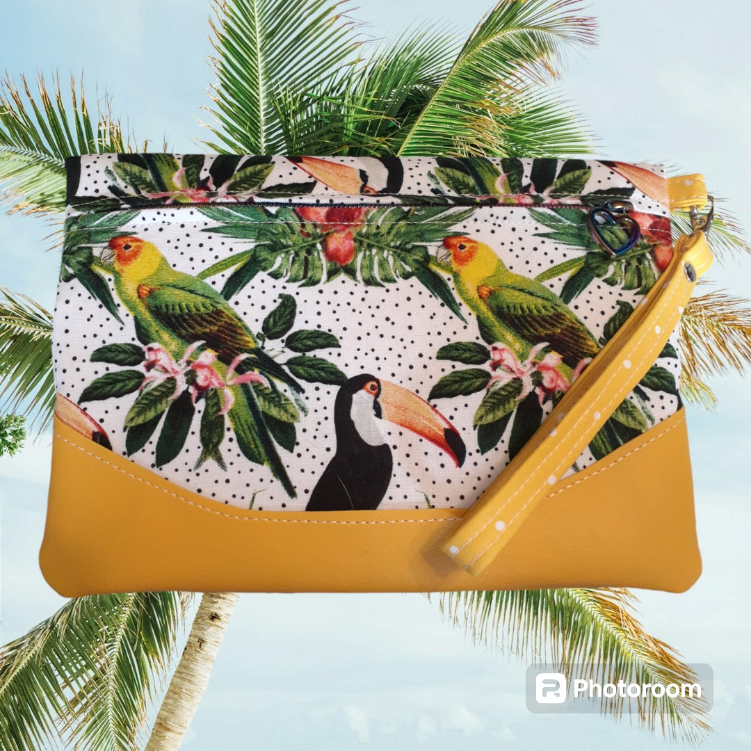 Heidi fold-over clutch